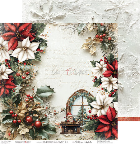 Craft O'Clock Oh Christmas Night 12x12 Inch Paper Set (CC-F41-OCN-00)