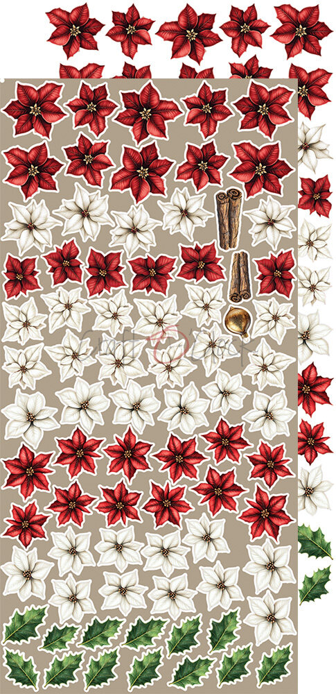 Craft O'Clock Oh Christmas Night Extras Set Flowers & More (CC-F41-OCN-11)