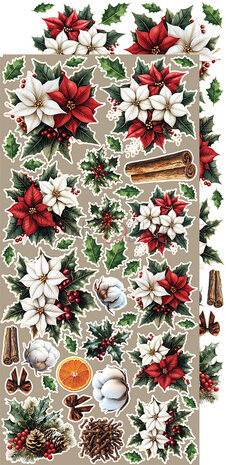 Craft O'Clock Oh Christmas Night Extras Set Flowers & More (CC-F41-OCN-11)