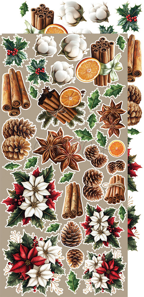 Craft O'Clock Oh Christmas Night Extras Set Flowers & More (CC-F41-OCN-11)