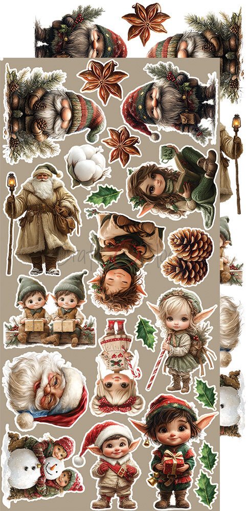 Craft O'Clock Oh Christmas Night Extras Set Flowers & More (CC-F41-OCN-11)