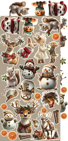 Craft O'Clock Oh Christmas Night Extras Set Flowers & More (CC-F41-OCN-11)