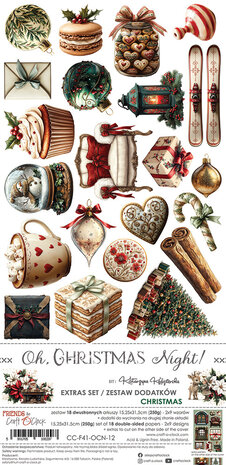 Craft O'Clock Oh Christmas Night Extras Set Christmas (CC-F41-OCN-12)