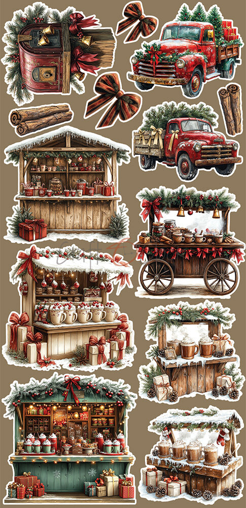 Craft O'Clock Oh Christmas Night Extras Set Mix (CC-F41-OCN-13) Craft O'Clock Oh Christmas Night Extras Set Mix (CC-F41-OCN-13)