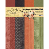 Graphic 45 Ghostly Greetings 8.5x11 Inch Patterns & Solids Pack (4503075)