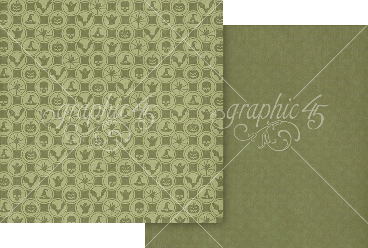 Graphic 45 Ghostly Greetings 12x12 Inch Collection Pack (4503074) Graphic 45 Ghostly Greetings 12x12 Inch Collection Pack (4503074)