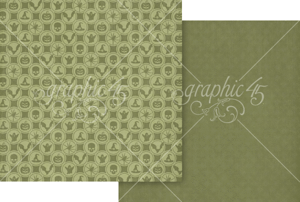 Graphic 45 Ghostly Greetings 12x12 Inch Collection Pack (4503074) Graphic 45 Ghostly Greetings 12x12 Inch Collection Pack (4503074)