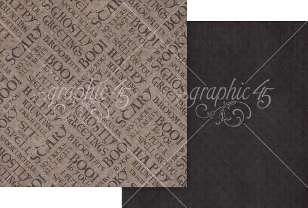 Graphic 45 Ghostly Greetings 8x8 Inch Collection Pack (4503073) Graphic 45 Ghostly Greetings 8x8 Inch Collection Pack (4503073)