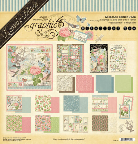 Graphic 45 Botanical Tea Keepsake Edition (4503100) Graphic 45 Botanical Tea Keepsake Edition (4503100)