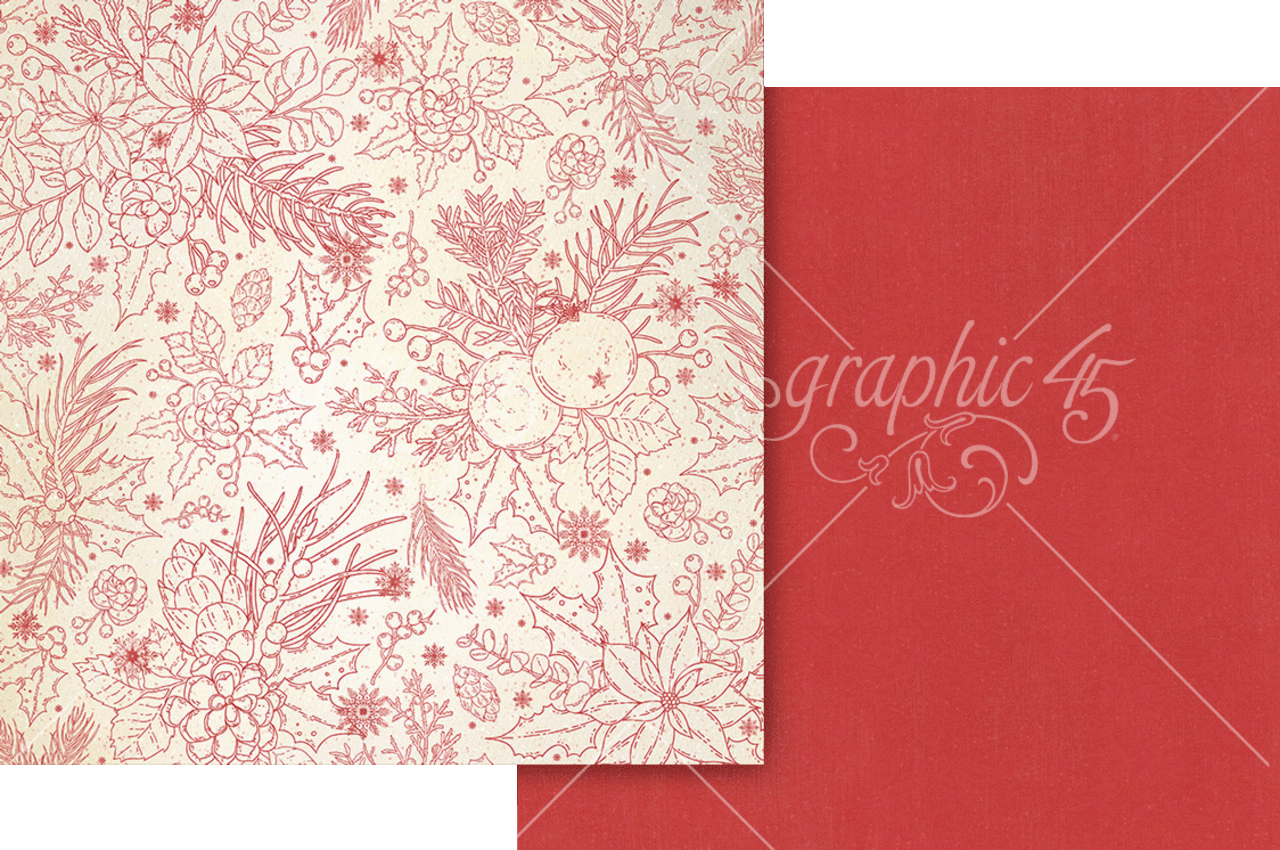 Graphic 45 Deck the Halls 8x8 Inch Collection Pack (4503092) Graphic 45 Deck the Halls 8x8 Inch Collection Pack (4503092)