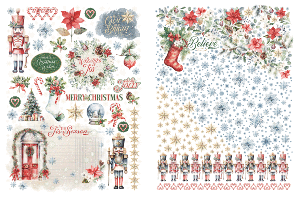 Graphic 45 Deck the Halls Rub-On Transfers (4503098) Graphic 45 Deck the Halls Rub-On Transfers (4503098)