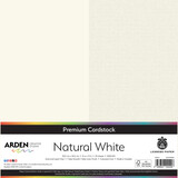 Arden Creative Studio Premium Cardstock 12x12 Inch Natural White (20 Sheets) (ACSCP0004)