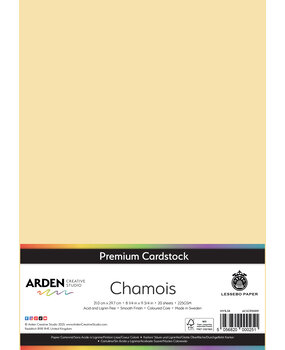 Arden Creative Studio Premium Cardstock A4 Chamois (20 sheets) (ACSCP0009)