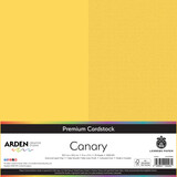 Arden Creative Studio Premium Cardstock 12x12 Inch Canary (20 sheets) (ACSCP0012)