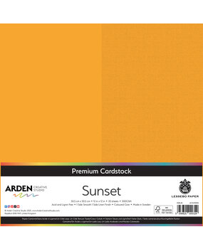 Arden Creative Studio Premium Cardstock 12x12 Inch Sunset (20 sheets) (ACSCP0016)