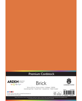 Arden Creative Studio Premium Cardstock A4 Brick (20 sheets) (ACSCP0019)