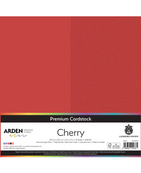 Arden Creative Studio Premium Cardstock 12x12 Inch Cherry (20 sheets) (ACSCP0022)