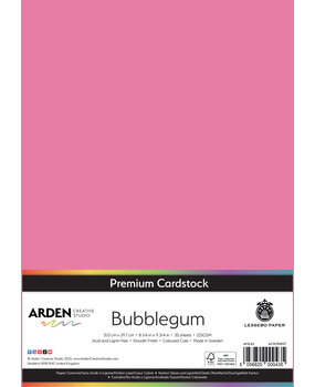 Arden Creative Studio Premium Cardstock A4 Bubblegum (20 sheets) (ACSCP0027)