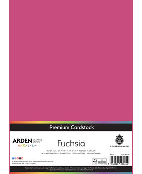 Arden Creative Studio Premium Cardstock A4 Fuchsia (20 sheets) (ACSCP0029)