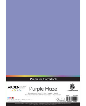 Arden Creative Studio Premium Cardstock A4 Purple Haze (20 sheets) (ACSCP0033)