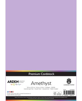 Arden Creative Studio Premium Cardstock A4 Amethyst (20 sheets) (ACSCP0035)