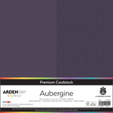 Arden Creative Studio Premium Cardstock 12x12 Inch Aubergine (20 sheets) (ACSCP0038)