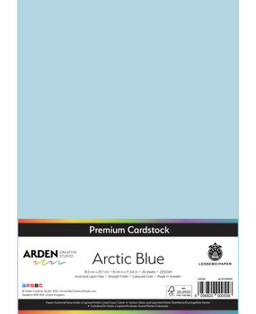 Arden Creative Studio Premium Cardstock A4 Arctic Blue (20 sheets) (ACSCP0039)