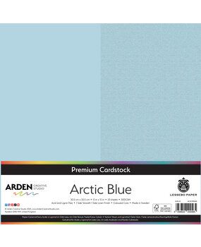 Arden Creative Studio Premium Cardstock 12x12 Inch Arctic Blue (20 sheets) (ACSCP0040)