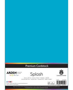 Arden Creative Studio Premium Cardstock A4 Splash (20 sheets) (ACSCP0043)