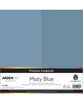 Arden Creative Studio Premium Cardstock 12x12 Inch Misty Blue (20 sheets) (ACSCP0042)