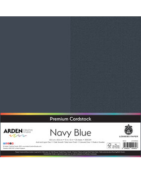 Arden Creative Studio Premium Cardstock 12x12 Inch Navy Blue (20 sheets) (ACSCP0046)