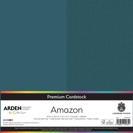 Arden Creative Studio Premium Cardstock 12x12 Inch Amazon (20 sheets) (ACSCP0048) Arden Creative Studio Premium Cardstock 12x12 Inch Amazon (20 sheets) (ACSCP0048)