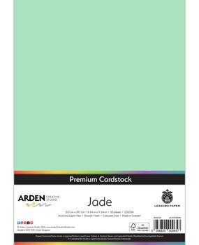Arden Creative Studio Premium Cardstock A4 Jade (20 sheets) (ACSCP0049)