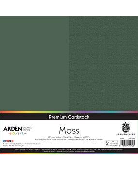 Arden Creative Studio Premium Cardstock 12x12 Inch Moss (20 sheets) (ACSCP0056)