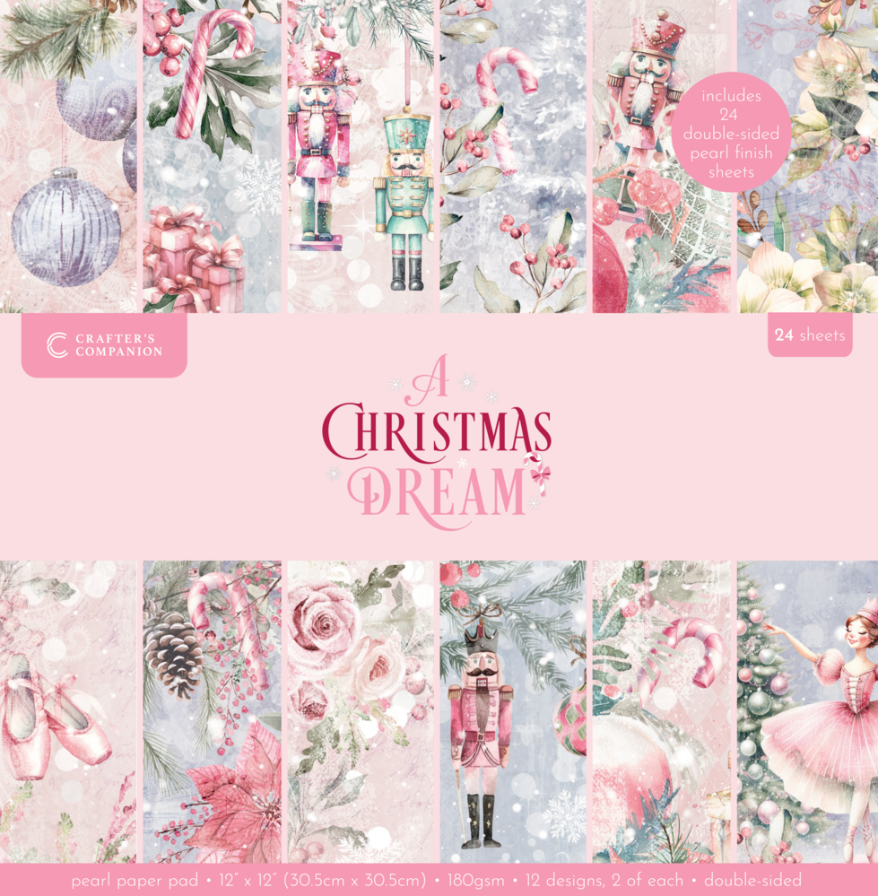 Crafter's Companion A Christmas Dream 12x12 Inch Paper Pad (SS-ACD-PAD12) Crafter's Companion A Christmas Dream 12x12 Inch Paper Pad (SS-ACD-PAD12)