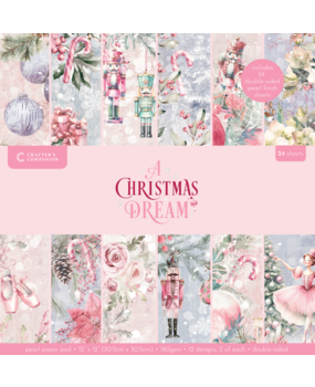 Crafter's Companion A Christmas Dream 12x12 Inch Paper Pad (SS-ACD-PAD12)