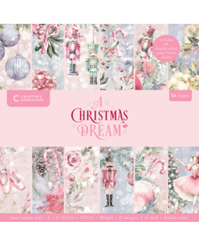 Crafter's Companion A Christmas Dream 6x6 Inch Paper Pad (SS-ACD-PAD6)