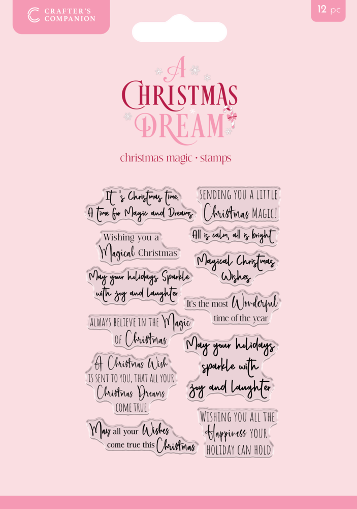 Crafter's Companion A Christmas Dream Clear Stamps Christmas Magic (SS-ACD-CA-ST-MAG)