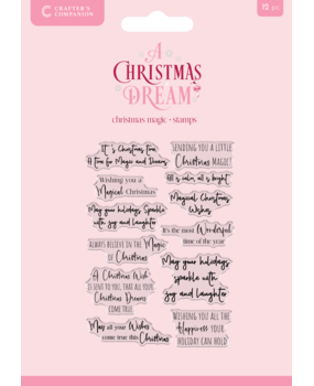 Crafter's Companion A Christmas Dream Clear Stamps Christmas Magic (SS-ACD-CA-ST-MAG)