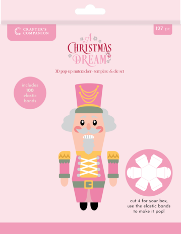 Crafter's Companion A Christmas Dream Die & Stencil 3D Pop-Up Nutcracker (SS-ACD-MD-STEN-3DN) Crafter's Companion A Christmas Dream Die & Stencil 3D Pop-Up Nutcracker (SS-ACD-MD-STEN-3DN)