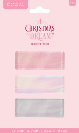 Crafter's Companion A Christmas Dream Iridescent Ribbon (SS-ACD-IRIB) Crafter's Companion A Christmas Dream Iridescent Ribbon (SS-ACD-IRIB)