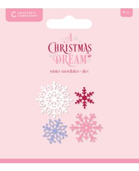 Crafter's Companion A Christmas Dream Metal Die Winter Snowflakes (SS-ACD-MD-SNO)