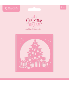 Crafter's Companion A Christmas Dream Metal Dies Create a Card Sparkling Christmas (SS-ACD-MD-CAC-SPA)