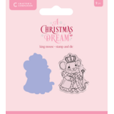 Crafter's Companion A Christmas Dream Stamp & Die King Mouse (SS-ACD-STD-KMOU)