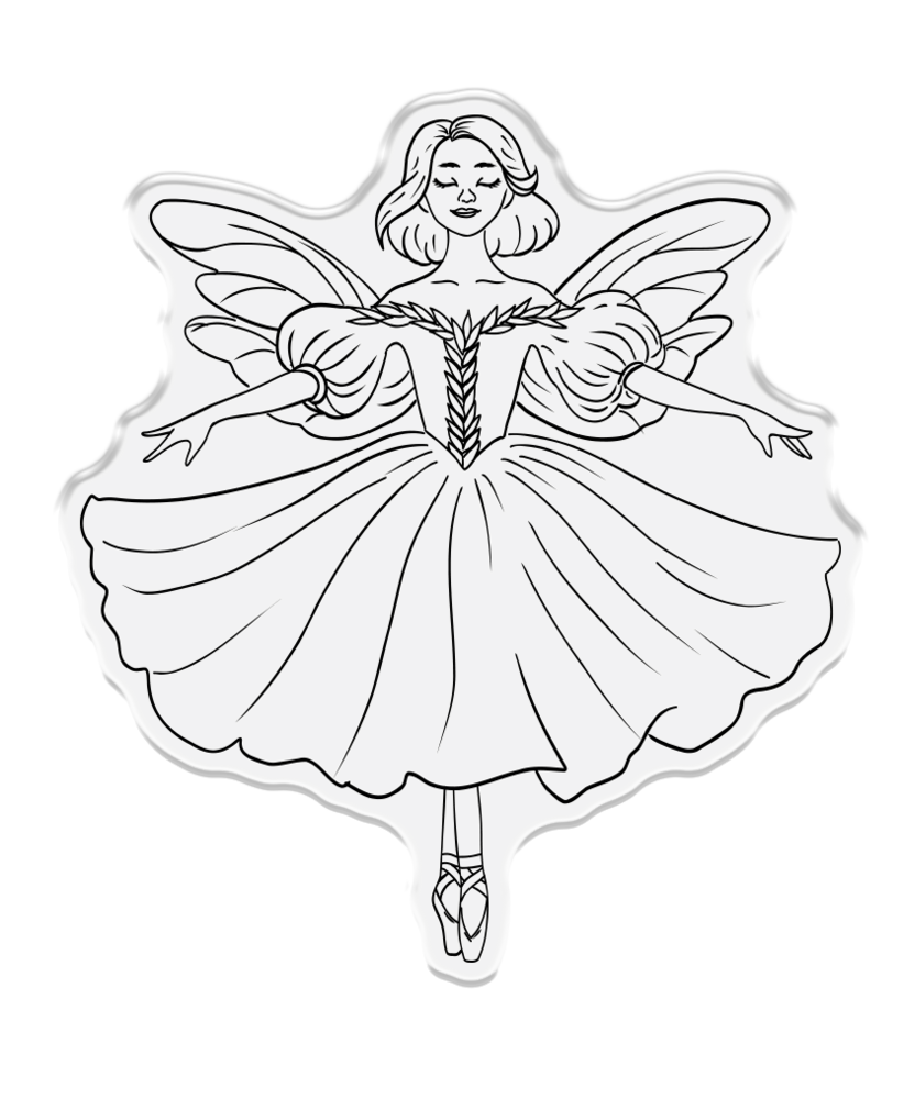 Crafter's Companion A Christmas Dream Stamp & Die Sugar Plum Fairy (SS-ACD-STD-SPF) Crafter's Companion A Christmas Dream Stamp & Die Sugar Plum Fairy (SS-ACD-STD-SPF)