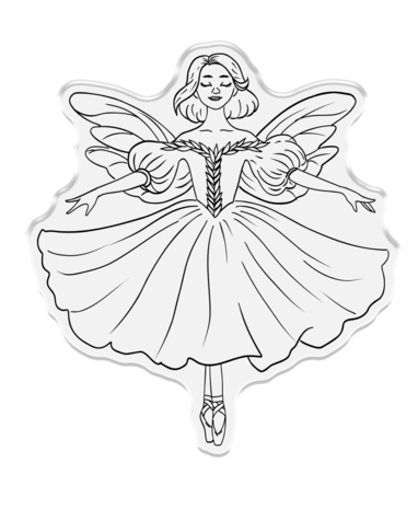 Crafter's Companion A Christmas Dream Stamp & Die Sugar Plum Fairy (SS-ACD-STD-SPF) Crafter's Companion A Christmas Dream Stamp & Die Sugar Plum Fairy (SS-ACD-STD-SPF)