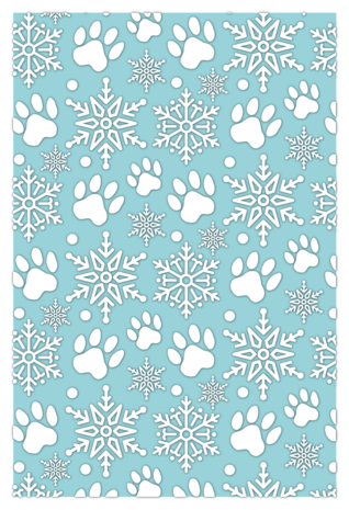 Crafter's Companion Santa Paws 2D Embossing Folder 4x6 Inch Snowflakes & Paws (CC-SP-EF4-SNPA) Crafter's Companion Santa Paws 2D Embossing Folder 4x6 Inch Snowflakes & Paws (CC-SP-EF4-SNPA)