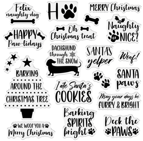 Crafter's Companion Santa Paws Clear Stamp Deck the Paws (CC-SP-CA-ST-STP) Crafter's Companion Santa Paws Clear Stamp Deck the Paws (CC-SP-CA-ST-STP)