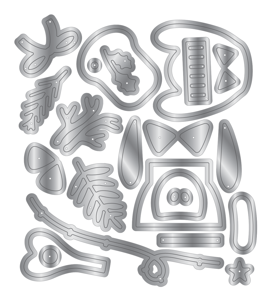 Crafter's Companion Santa Paws Metal Die Dress up Dog (CC-SP-MD-DUD) Crafter's Companion Santa Paws Metal Die Dress up Dog (CC-SP-MD-DUD)