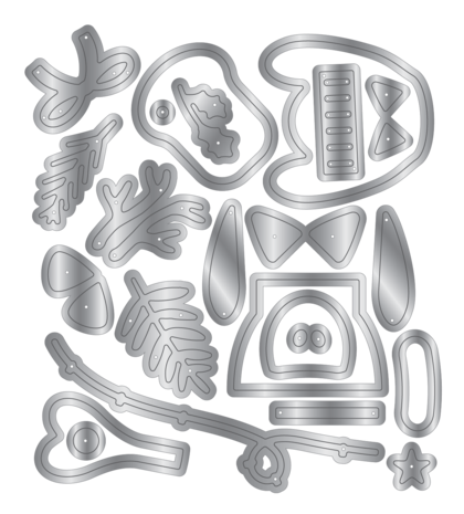 Crafter's Companion Santa Paws Metal Die Dress up Dog (CC-SP-MD-DUD) Crafter's Companion Santa Paws Metal Die Dress up Dog (CC-SP-MD-DUD)